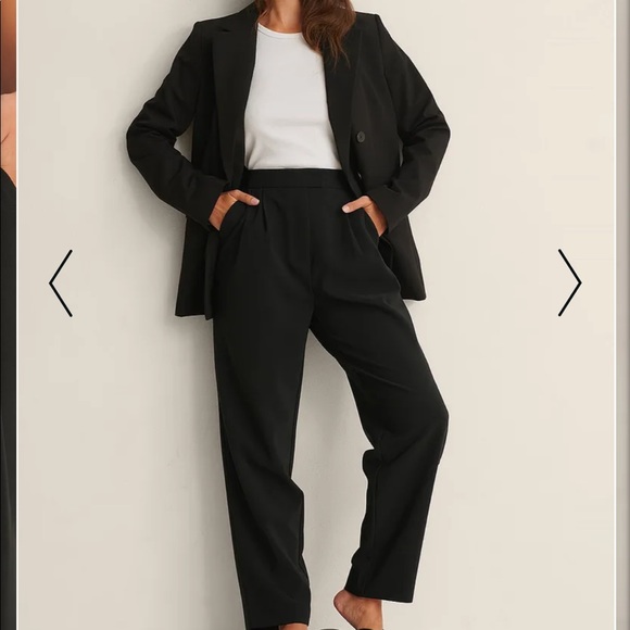 NA-KD Darted Elastic Waist Pants - Picture 4 of 4